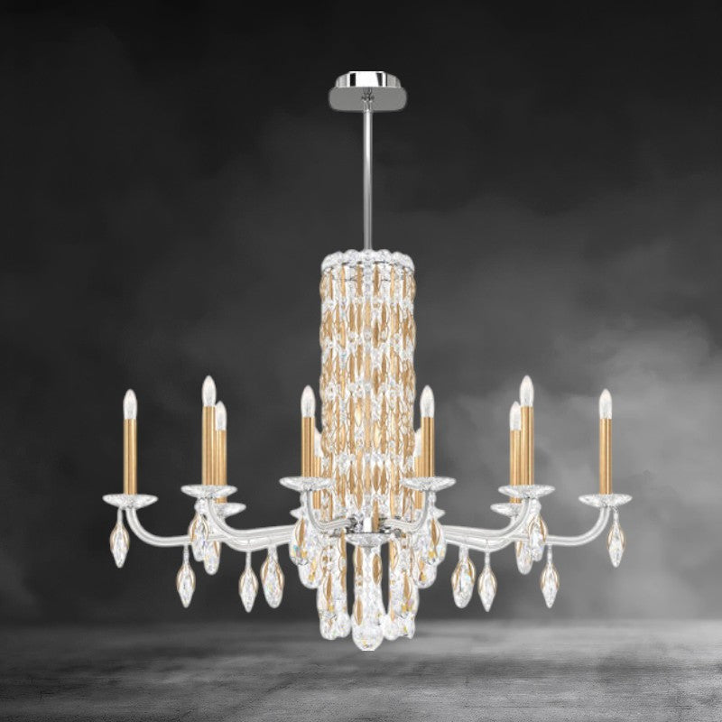 Siena 10 lights Crystal Chandelier 40"